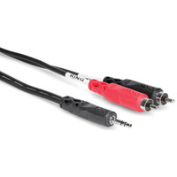 Main product image for Hosa CMR-206 3.5mm TRS to Dual RCA Stereo Break 241-9005